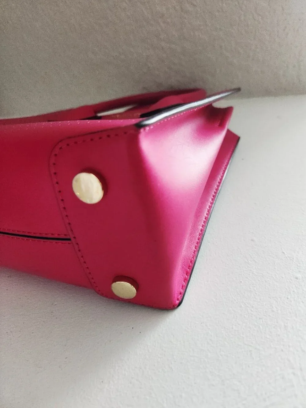 New Michael Kors Fushia Leather Shoulder Bag Purse